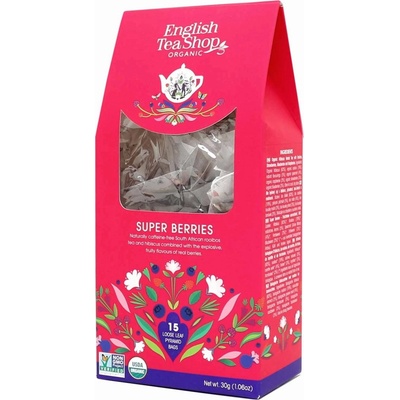 English Tea Shop BIO čaj SUPER BERRIES 15 pyramidek