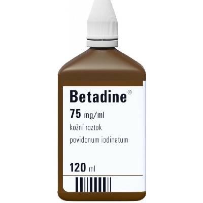 Betadine 75 mg/ml drm.sol.120 ml