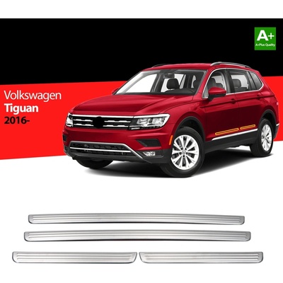 Nerez vnútorné kryty prahov dverí VW Tiguan II 2016+