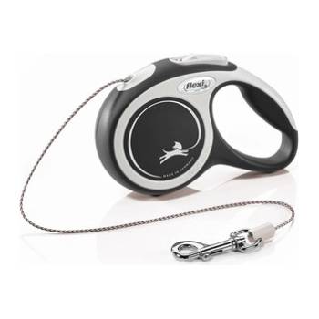 flexi Comfort S -Автоматичен повод за кучета 5м лента, до 15кг, черно