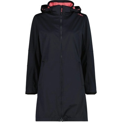 CMP Дамско софтшел яке CMP Women's Parka Zip Hood Softshell jacket - Antracite / Coral - размер 36 (EU) (103-2140-0712)