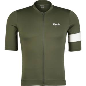 Rapha Мъжка фланелка с къс ръкав за колоездене Rapha Core Jersey Cycling jersey - Deep Depths / White Alyssum (056-3756-0712)