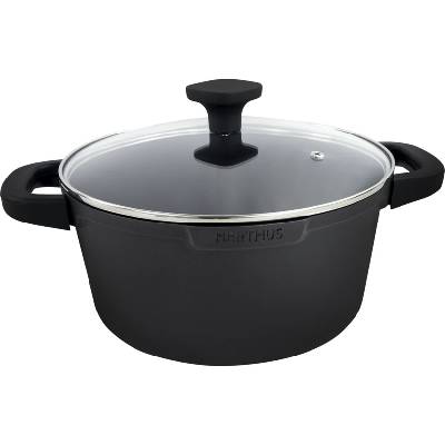 Nerthus Индукционна тенджера със стъклен капак - Ø 28 см (VB-FIH-1556)
