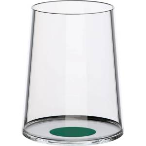 Trebonn Комплект 2 бр кристални чаши за бяло вино Trebonn SplitGlass 2025123, 280 мл, Ø7.3x9 см, Модулна система, Зелен (SplitGass 2025123)