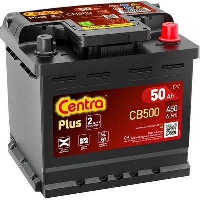 Centra Plus 12V 50Ah 450A CB500