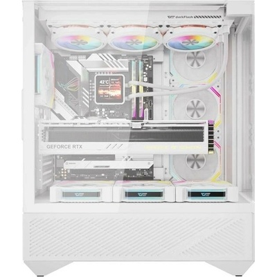 darkFlash DY460 + 4 ARGB fans white