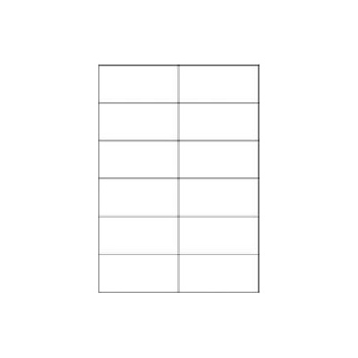 Самозалепващи етикети 105 x 49, 6 mm, 12 етикети A4, 100 листа (R0ECO.0929A)