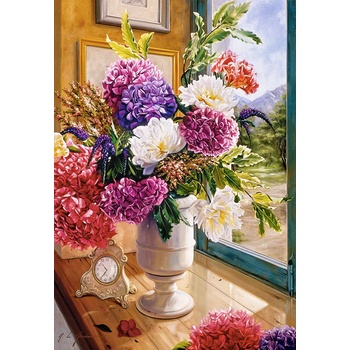 Image 1 of Castorland - Puzzle Still Life with Hydrangeas - 1 000 piese