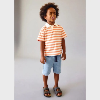 Mayoral Бермуди мек деним jogger Избелял деним за мини момче Mayoral