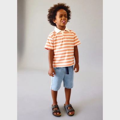 Mayoral Бермуди мек деним jogger Избелял деним за мини момче Mayoral