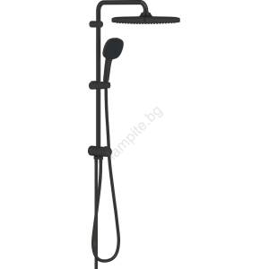 GROHE 266982431 - Система за душ vitalio comfort 250, 390 мм, черна (gh1100)