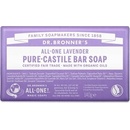 Dr Bronner's tuhé univerzálne bio mydlo All-One Lavender 140 g