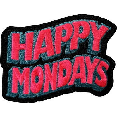 Nažehlovačka Happy Mondays - Wavy Logo