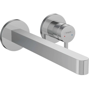 Hansgrohe Finoris - Смесител за мивка за вграждане, 2-отворен монтаж, EcoSmart, хром 76050000 (76050000)