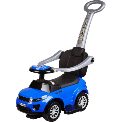 Mamido Sport Car s vodící tyčí 3v1 modré