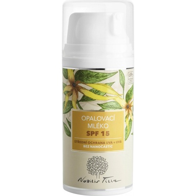 Nobilis Tilia opalovací mlieko SPF15 100 ml