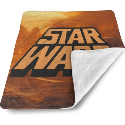 Sablio Detská deka pre bábätko Star Wars Lávová planeta