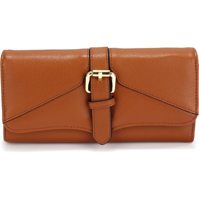 Fashion Only peňaženka Buckle hnědá