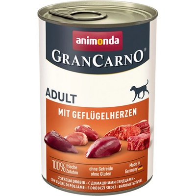 Animonda GranCarno Original Adult - свински и пилешки сърца 400г