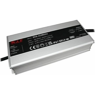 GLP GV6 spínaný zdroj IP67 12V / 24V - 24V, 320W