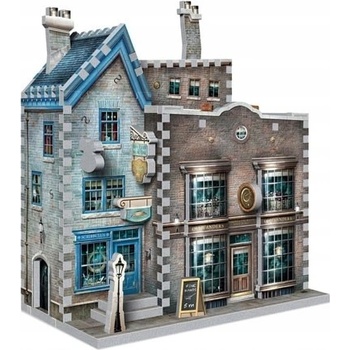 Wrebbit 3D puzzle Harry Potter: Obchod s hůlkami pana Olivandera a Scribbulus 295 ks