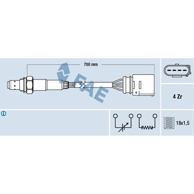 Lambda sonda FAE 77205