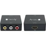 TECHLY IDATA SPDIF-6E3 Конвертор AV Composite видео и аудио 3x RCA към HDMI 1080p (IDATA SPDIF-6E3)