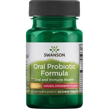 Swanson Oral Probiotic Formula, 30 дъвчащи таблетки, Swanson (SWU1024)