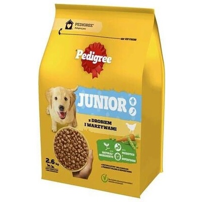 Pedigree Junior s Drůbeží a Zeleninou 2,6 kg