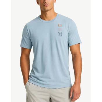 Under armour Live Evol Logo Ss Tee Blue