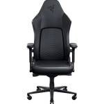 Razer Геймърски стол Razer Iskur V2 NewGen (RZ38-04900800-R3G1), до 136kg, изкуствена кожа, метална рамка, регулируеми подлакътници, регулируема облегалка, лумбална опора, черен (RZ38-04900800-R3G1)