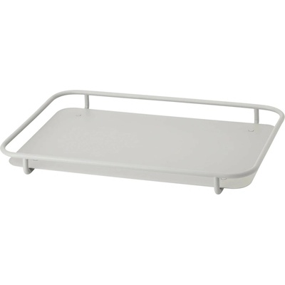 CARRY-ON Servírovací podnos 47 x 30 cm šedá nerezová ocel RIG-TIG