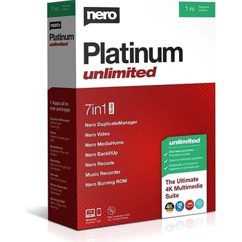 Elektronická licence Nero Platinum Unlimited 7v1 CZ