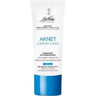 BioNike AKNET COMFORT COVER SPF30 Ivoire krycí tekutý make-up, proti nedokonalostiam pleti 30 ml