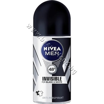 Nivea Рол-он Nivea Men Invisible For Black & White, p/n NI-82245 - Рол-он дезодорант за мъже против изпотяване (NI-82245)