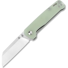 QSP Knife Penguin, Satin D2 Blade, Jade G10 Handle QS130-V