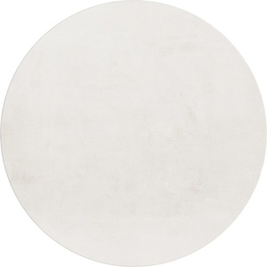 Ayyildiz Кремав кръгъл килим подходящ за пране ø 160 cm Pouffy - Ayyildiz Carpets (POUFFY1601605100CREAM)