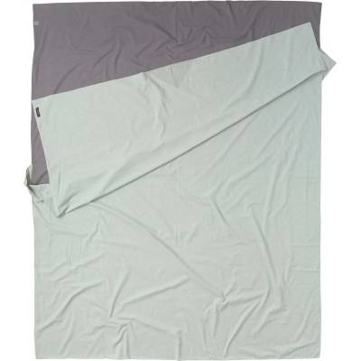 Cocoon Вътрешен чувал Cocoon TravelSheet Cotton ''Double'' Travel sleeping bag - Elephant Grey / Cactus Blue - размер 220 x 180 cm (515-0134-0111)