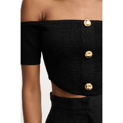 Elisabetta Franchi блуза дамска с вискоза (TK86B62E2)