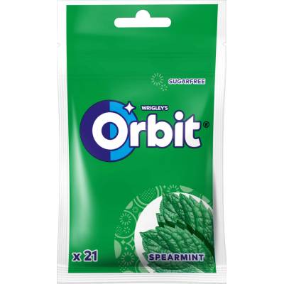 ORBIT Spearmint žuvačka bez cukru 10ks