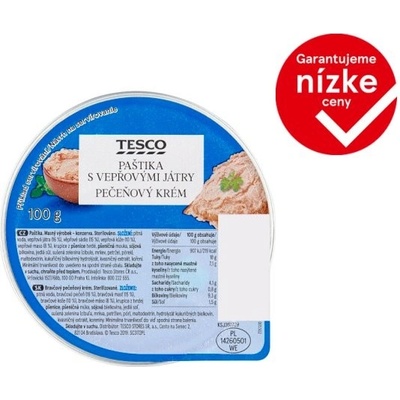Tesco Pečeňový krém 100 g
