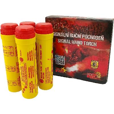 Signální Pochodeň červená 4 ks