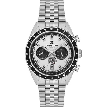 Daniel Klein DK. 1.13994-4 Мъжки часовник, Сребрист- Сив циферблат, Верижка от неръждаема стомана