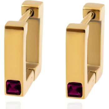 HARAHU Обеците ma-21758 - Златна / Розова kp21758 (ma-21758)