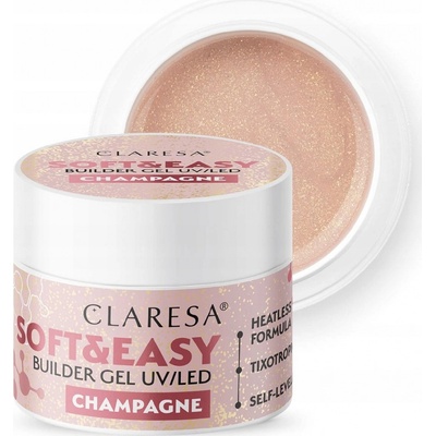 Seol Cosmetics Claresa Soft Easy Builder stavební gel šampaňský 45g