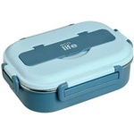 Ecolife Кутия за храна 1л 3 части Blue