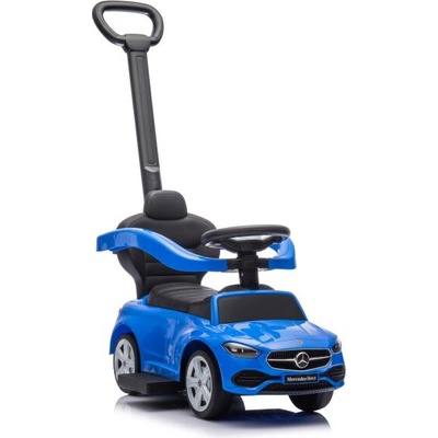 Lean Toys Detské odrážadlo autíčko Mercedes 3v1 - modré