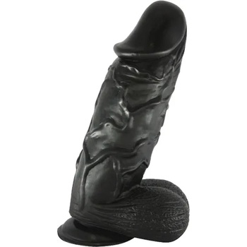 Лепяща се пенис отливка "the big dick black" 24 см