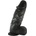 Лепяща се пенис отливка "the big dick black" 24 см