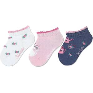 Sterntaler Летни чорапки Sterntaler - За момиче, 3 чифта, размер 23/26, 2-4 г (8512322)